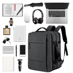 Classic Travel Backpack Men Business Backpack School Expandable USB Bag Large Capacity Laptop Waterproof Fashion Backpack