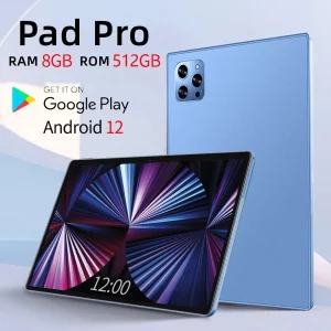 New 5G Pad Pro 10.1 Inches Tablets 2560*1600 FHD Display 8GB RAM 512 ROM Dual SIM Dual 5G WIFI 8000mAh Battery Android Tablet PC