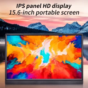 MUCAl 15.6 Inch Portable Monitor FHD 1920*1080 Travel Gaming 15.6" Display Screen for Laptop Phone Switch PS4 Ps5 XboX MacBook